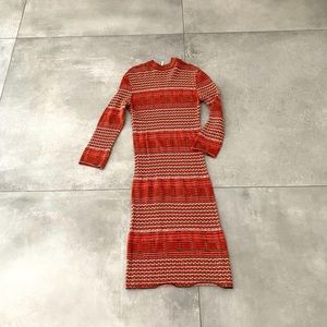 Great Fall colors Free People light sweater dress
